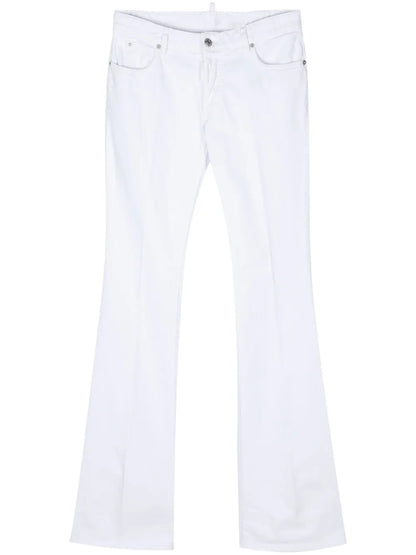 Mid-Rise Flared Jeans