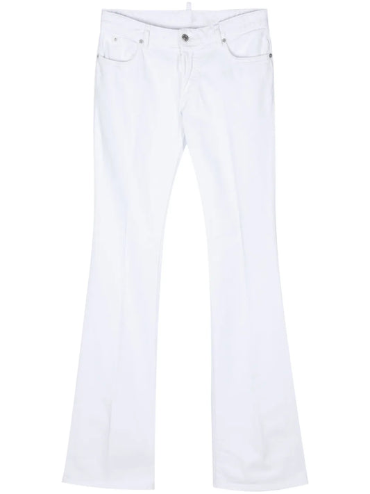 Mid-Rise Flared Jeans