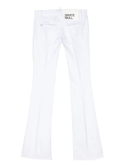 Mid-Rise Flared Jeans