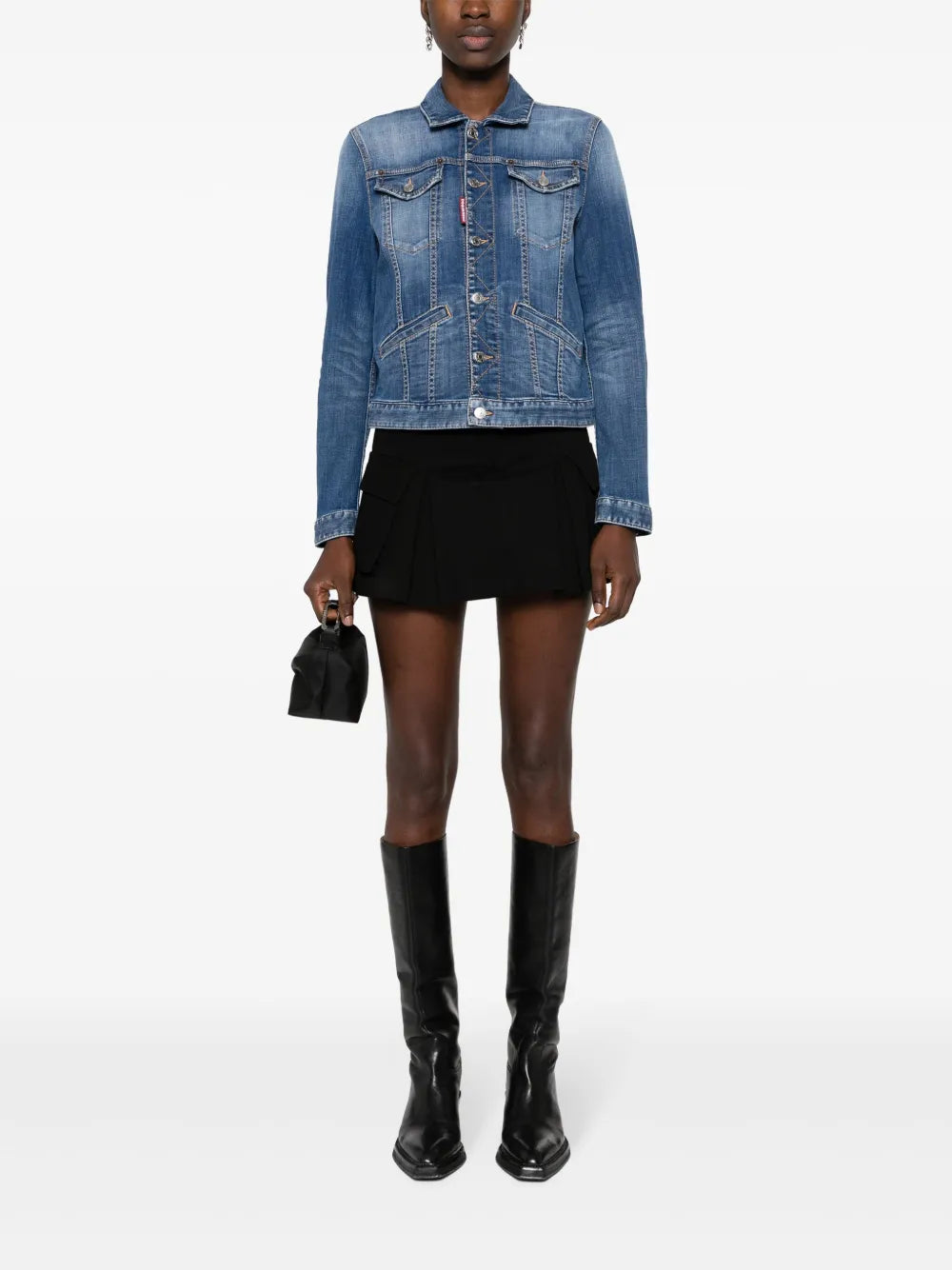 Mid-Wash Denim Jacket