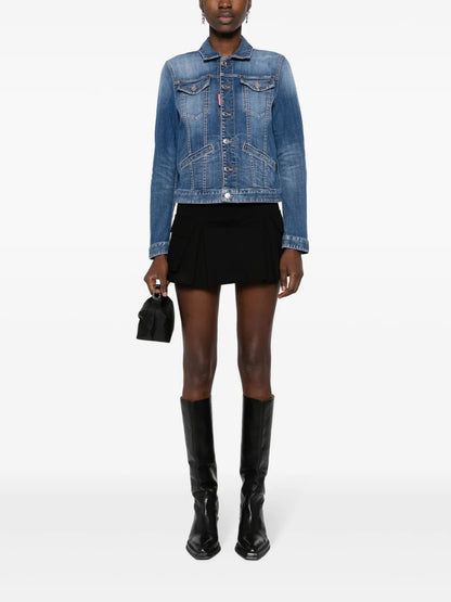 Mid-Wash Denim Jacket