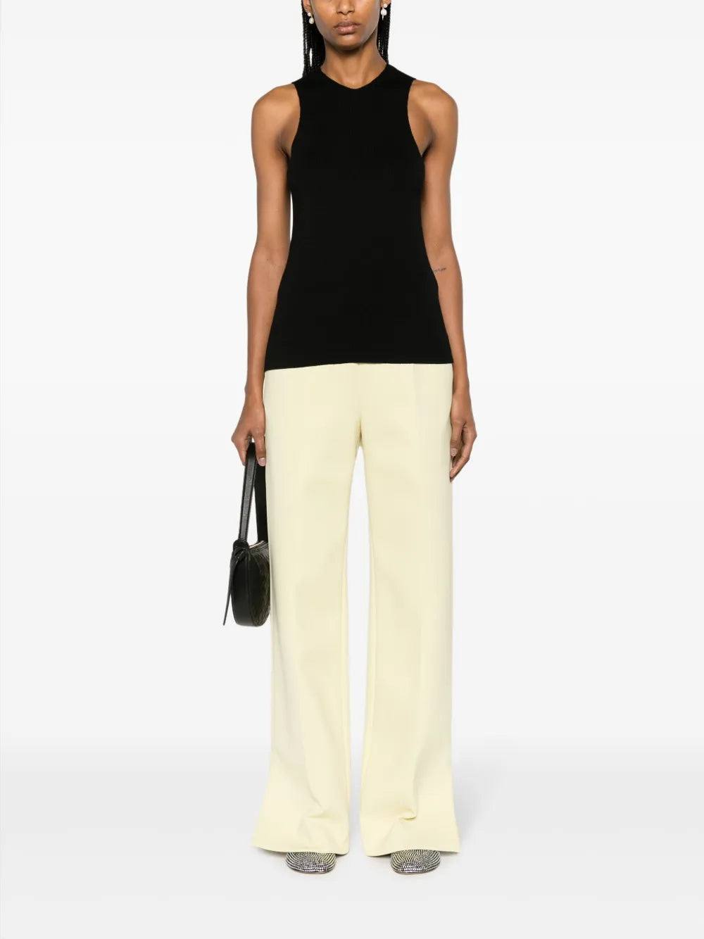 V-Neck Wool Tank Top