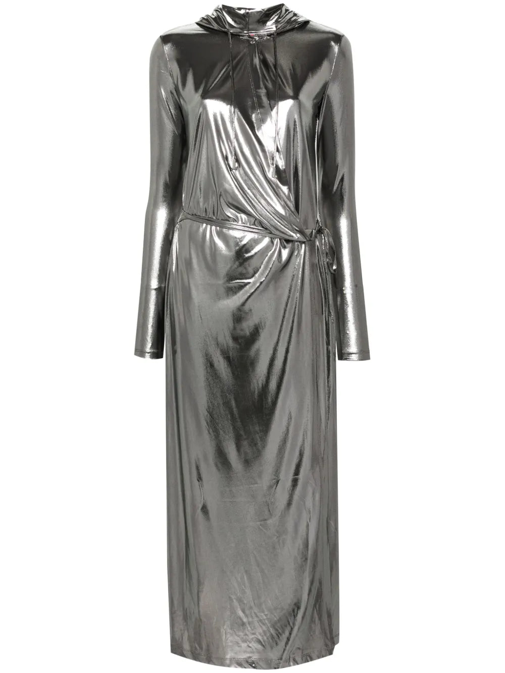 D-Fanzy Hooded Wrap Dress
