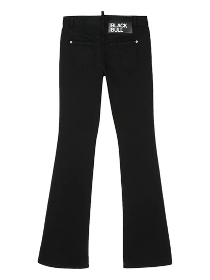 Mid-Rise Flared Jeans