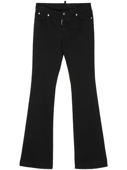 Mid-Rise Flared Jeans