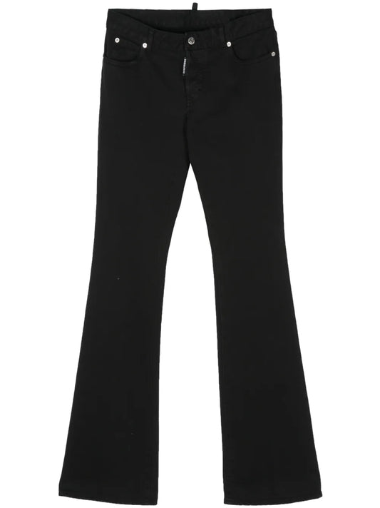 Mid-Rise Flared Jeans