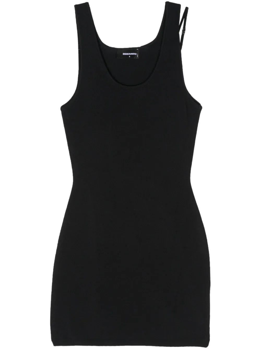 Logo Plaque Mini Dress