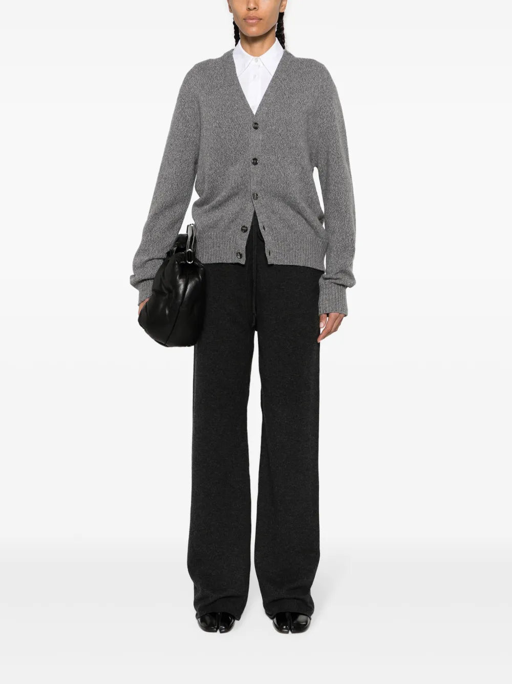 Wool-Cashmere Knitted Trousers