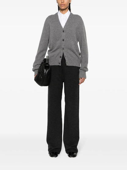 Wool-Cashmere Knitted Trousers