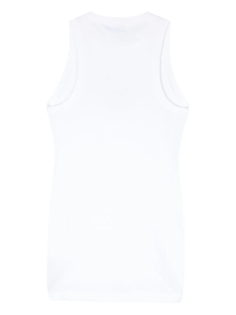 Logo-Embellished Cotton Mini Dress