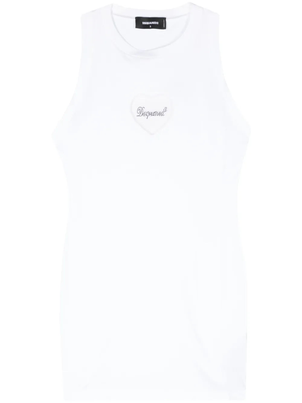 Logo-Embellished Cotton Mini Dress