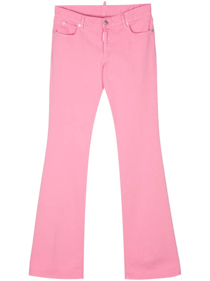 Mid-Rise Flared Jeans