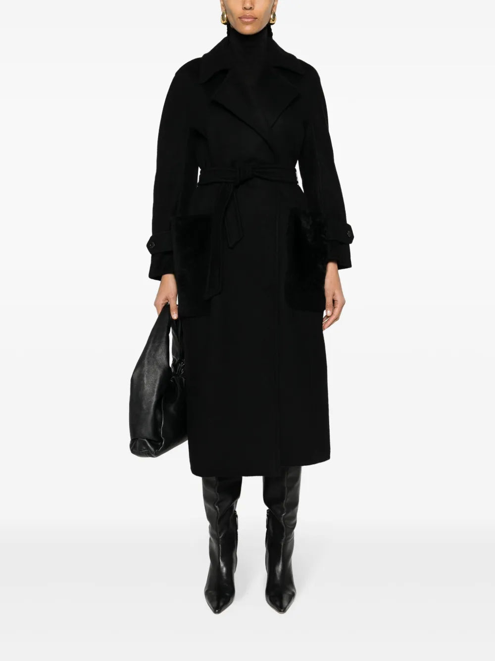Magia Belted Cashmere Coat