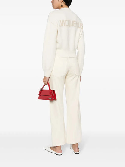La Maille Jacquemus Logo-Intarsia Jumper