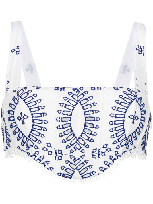 Güik Broderie-Anglaise Crop Top