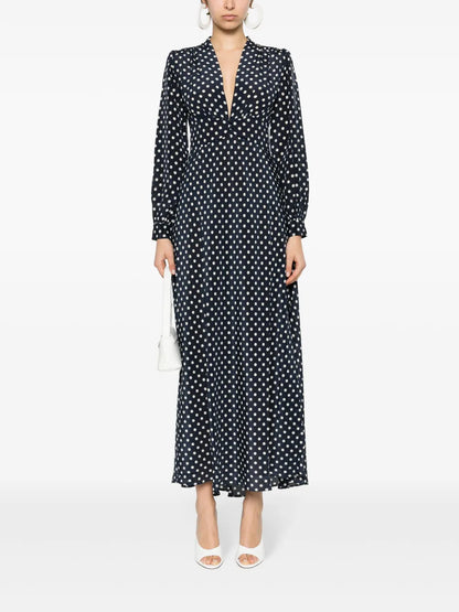 Emory Polka Dot Maxi Dress