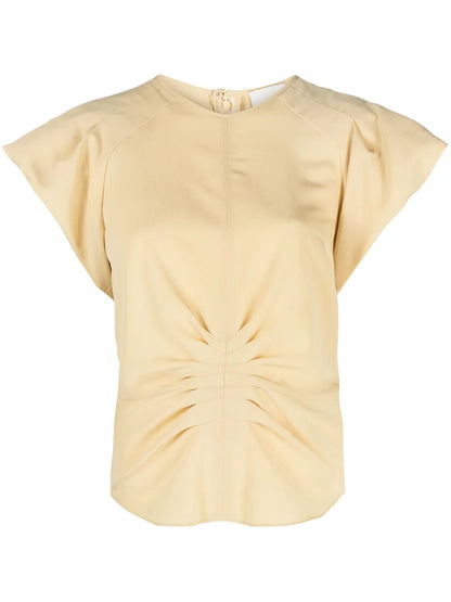 Tullya Pleat-Detailing Blouse