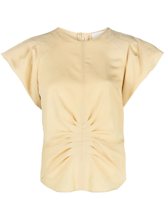 Tullya Pleat-Detailing Blouse