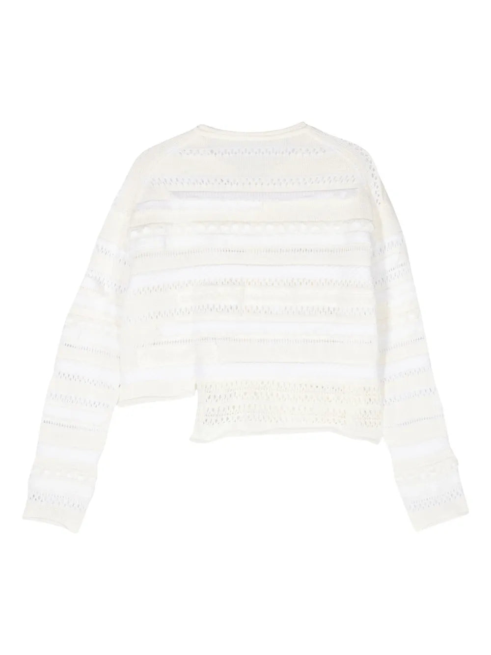 Asymmetric Hem Knitted Cardigan