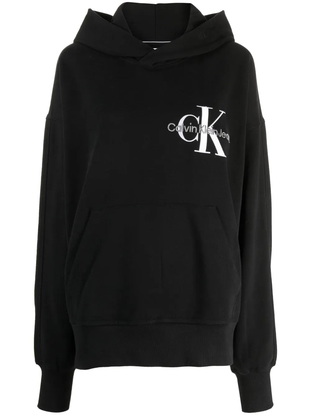 Logo-Embroidered Long-Sleeve Hoodie