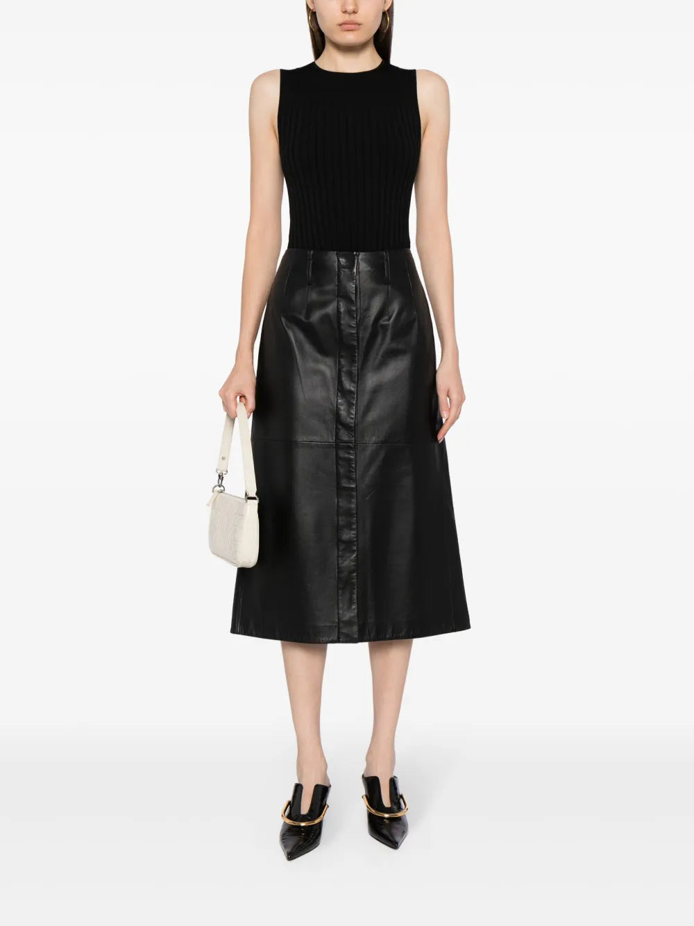 Ribbed-Knit Sleeveless Top