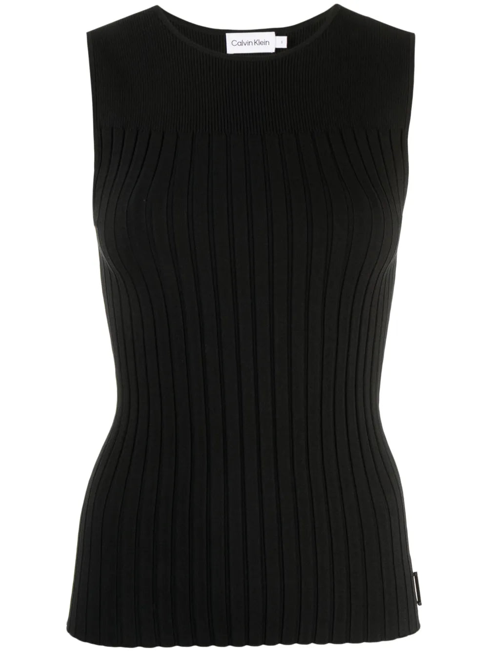 Ribbed-Knit Sleeveless Top