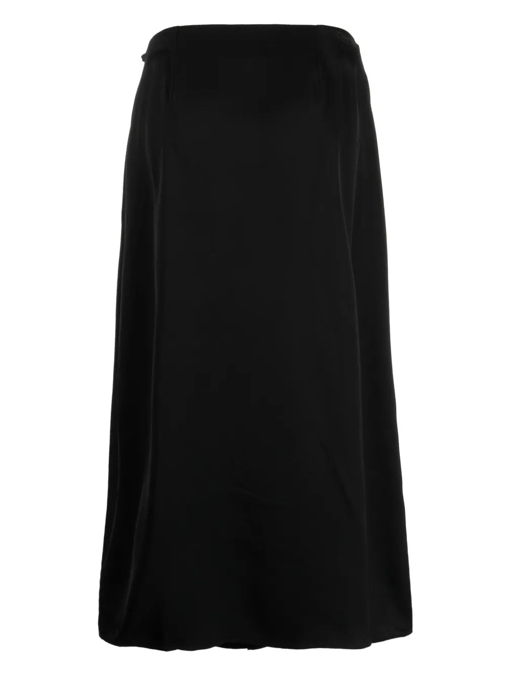 Drawstring-Waist Wrap Skirt