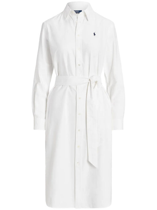 Cory Polo Pony-Embroidered Shirtdress
