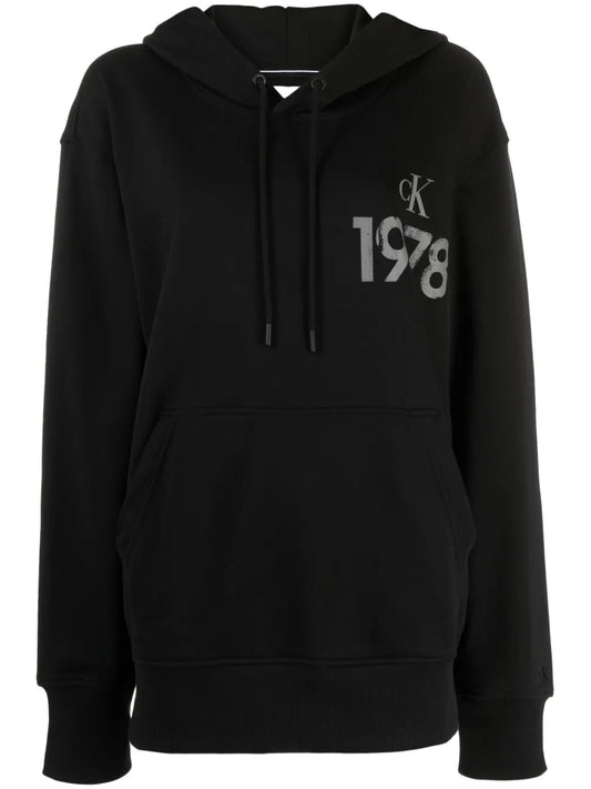 Logo-Print Cotton Hoodie