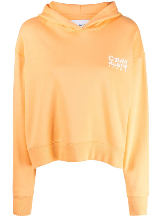 Logo-Print Cotton Hoodie