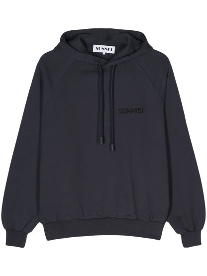Logo-Embroidered Cotton Hoodie