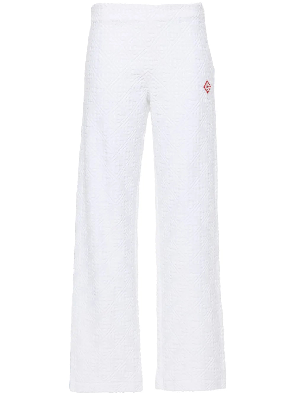 Towelling-Finish Track Trousers