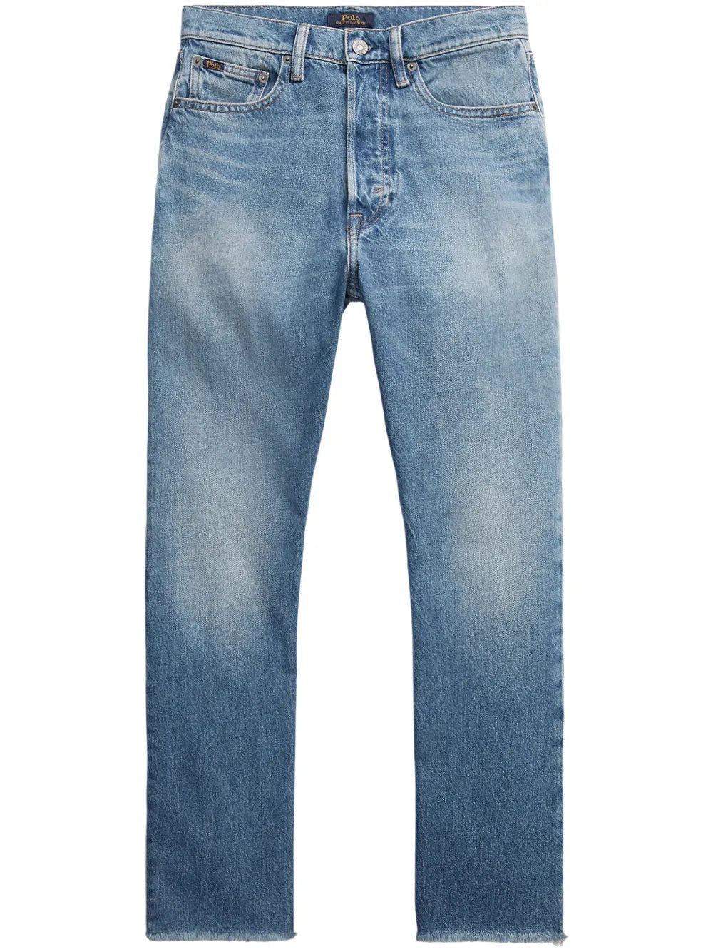 Logo-Tag High-Rise Cropped Jeans