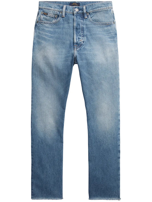 Logo-Tag High-Rise Cropped Jeans