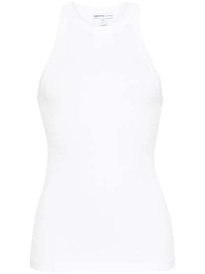 Round-Neck Ribbed-Knit Tank Top