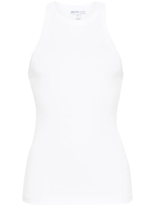 Round-Neck Ribbed-Knit Tank Top