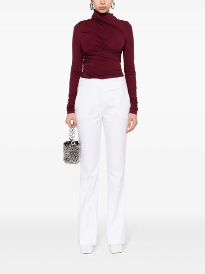 Twill Flared Trousers