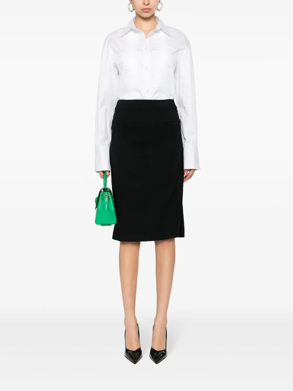Sequin-Embellished Poplin Shirt
