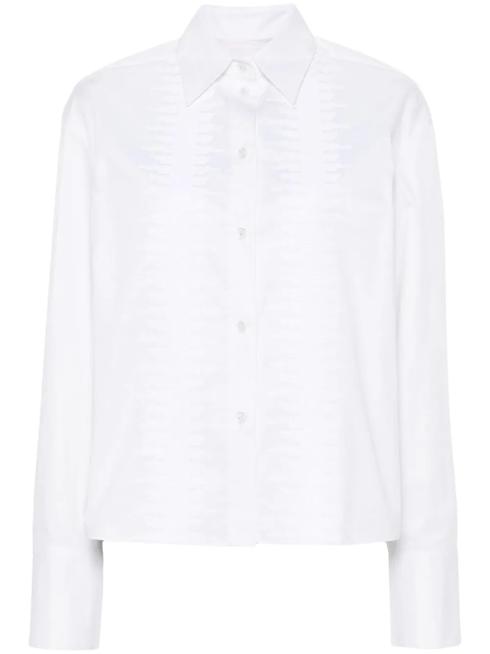 Sequin-Embellished Poplin Shirt
