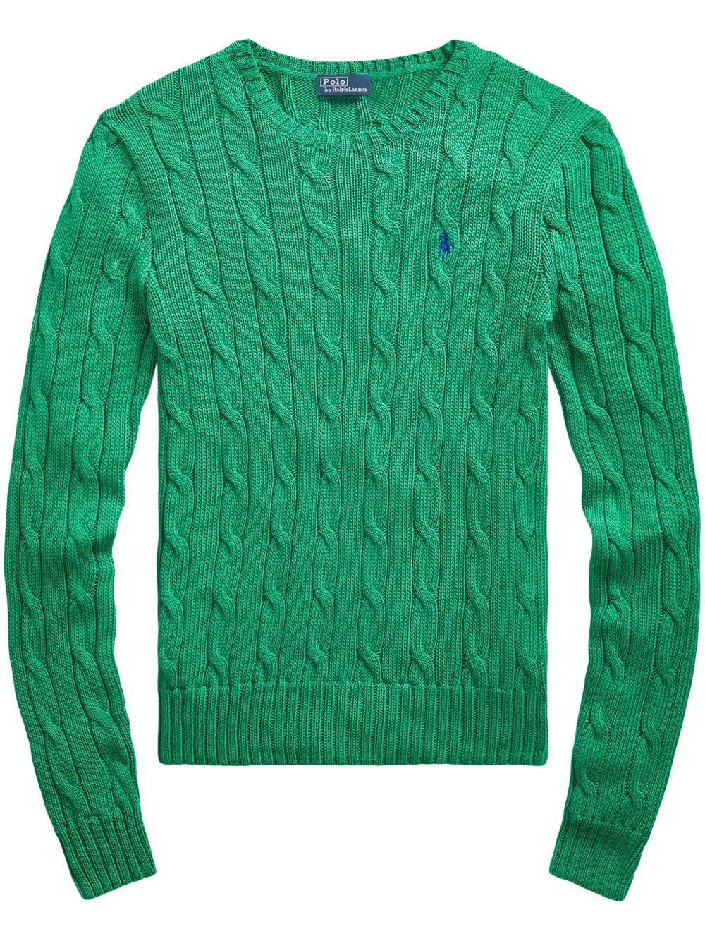 Cable-Knit Cotton Sweatshirt