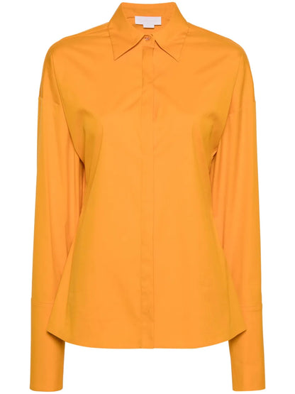 Logo-Plaque Poplin Shirt