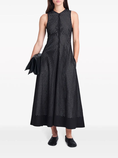 Juno Broderie Anglaise Midi Dress