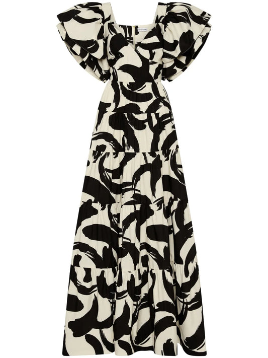 Pompidou Printed Maxi Dress