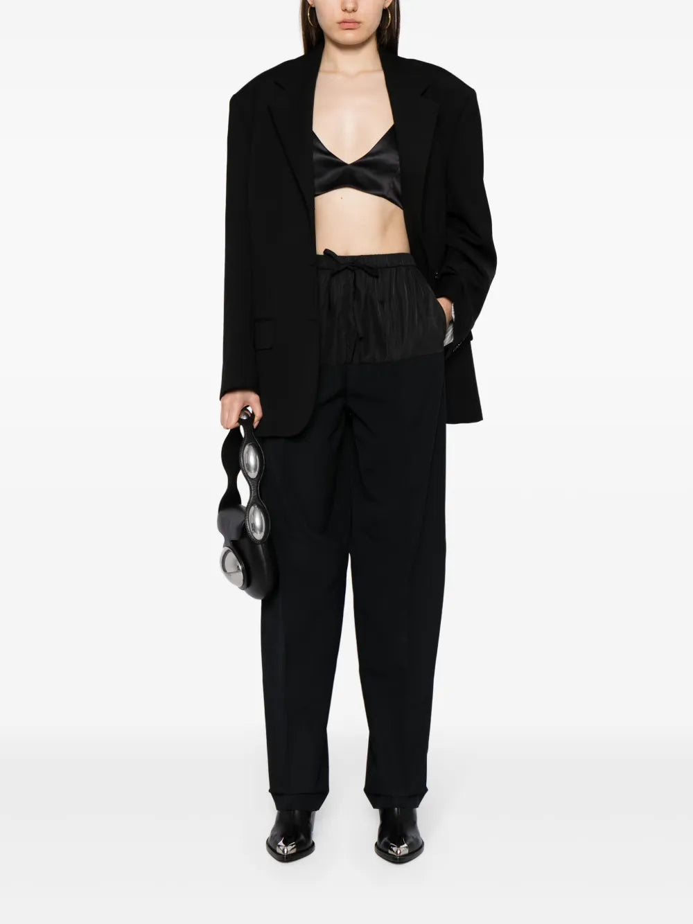 Drawstring Nylon Trousers