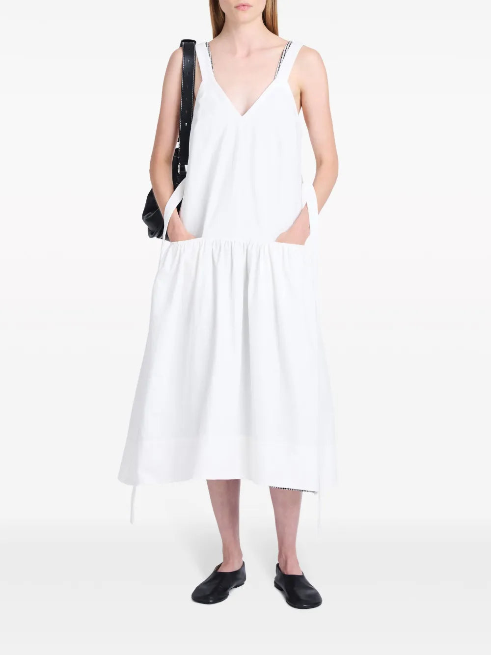 Sasha V-Neck Midi Dress