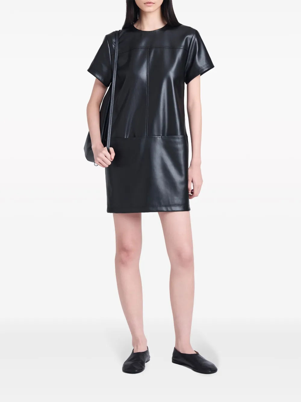 Sonny Faux-Leather Dress
