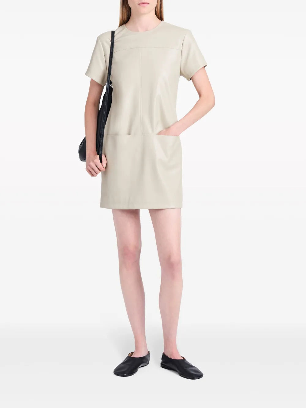 Sonny Faux-Leather Dress