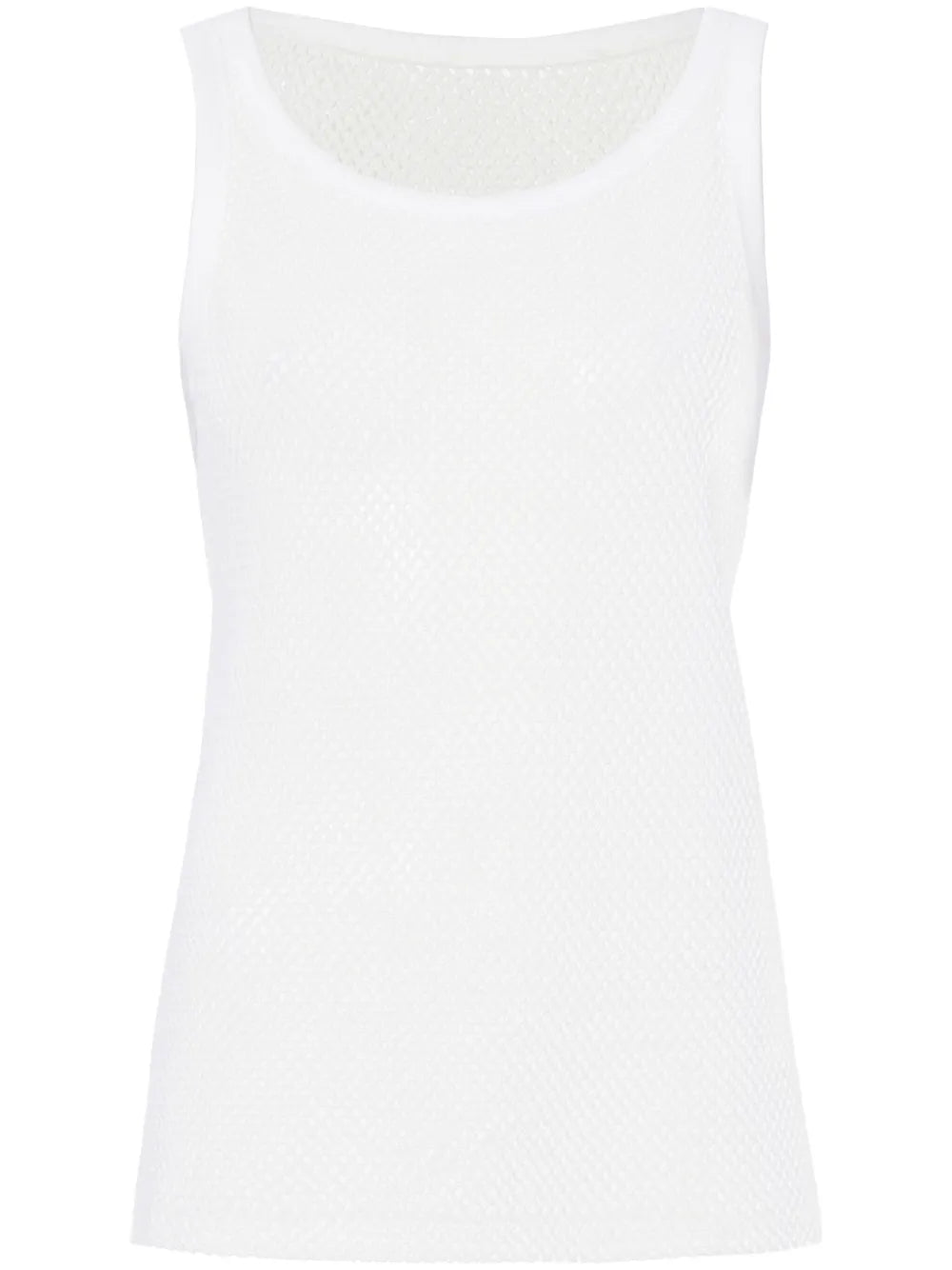 Kiki Perforated Cotton Tank Top