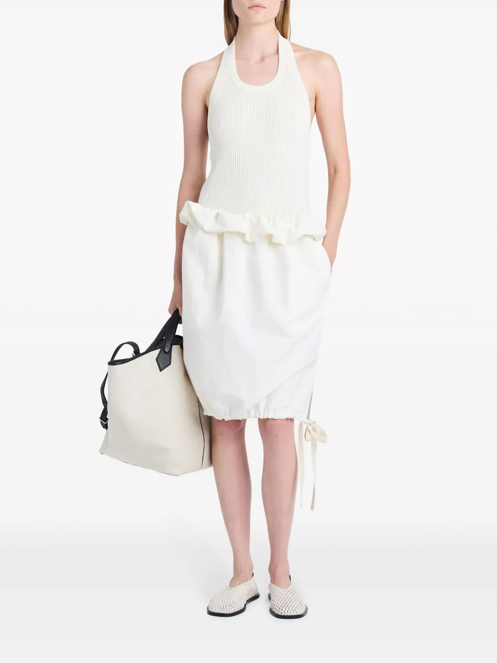 Hayley Crinkled Poplin Skirt