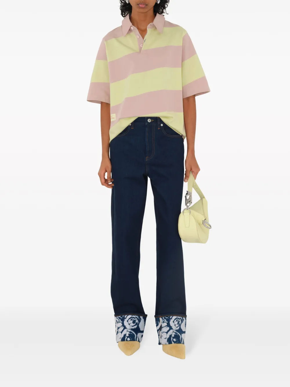 Striped Cotton Polo Shirt